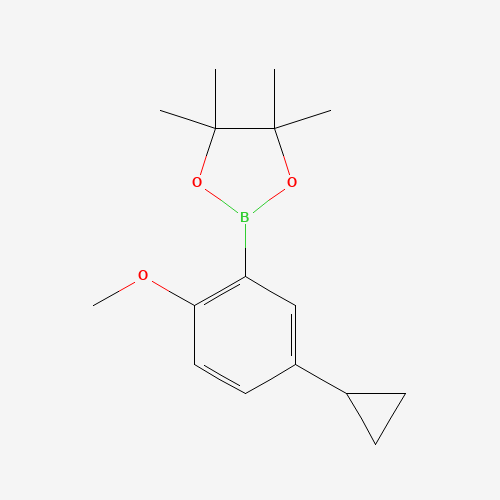 2-(5-Cyclopropyl-2-methoxyphenyl)-4,4,5,5-tetramethyl-1,3,2-dioxaborolane