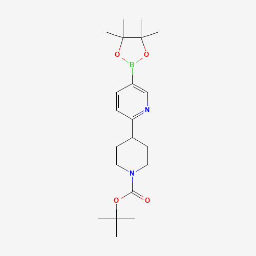 tert-Butyl 4-(5-(4,4,5,5-tetramethyl-1,3,2-dioxaborolan-2-yl)pyridin-2-yl)piperidine-1-carboxylate