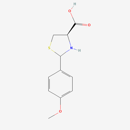(4R)-2-(4-Methoxyphenyl)-1,3-thiazolidine-4-carboxylic acid