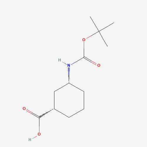 (1S,3R)-3-(tert-Butoxycarbonylamino)cyclohexanecarboxylic Acid