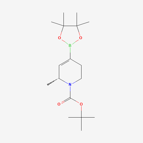 tert-Butyl (R)-6-methyl-4-(4,4,5,5-tetramethyl-1,3,2-dioxaborolan-2-yl)-3,6-dihydropyridine-1(2H)-carboxylate