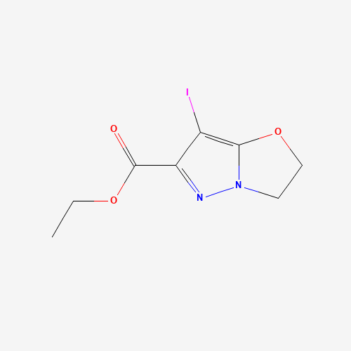 Ethyl 7-iodo-2,3-dihydropyrazolo[5,1-b]oxazole-6-carboxylate