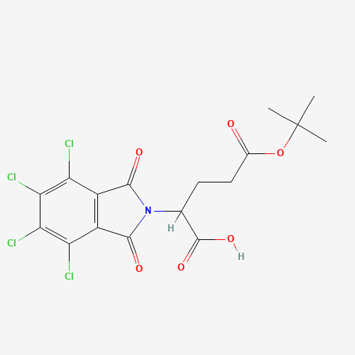 5-(tert-butoxy)-5-oxo-2-(4,5,6,7-tetrachloro-1,3-dioxo-2,3-dihydro-1H-isoindol-2-yl)pentanoic acid