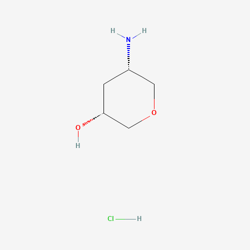 (3R,5S)-5-Aminotetrahydro-2H-pyran-3-ol hydrochloride