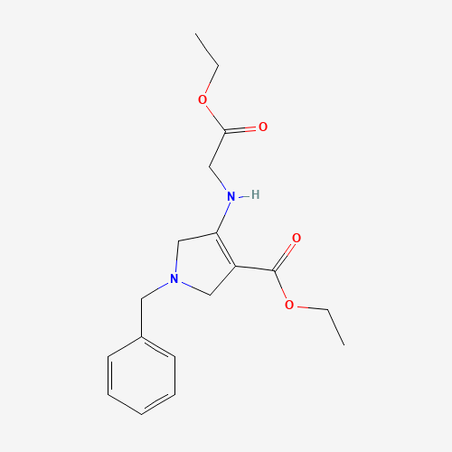 ethyl 1-benzyl-4-[(2-ethoxy-2-oxoethyl)amino]-2,5-dihydro-1H-pyrrole-3-carboxylate