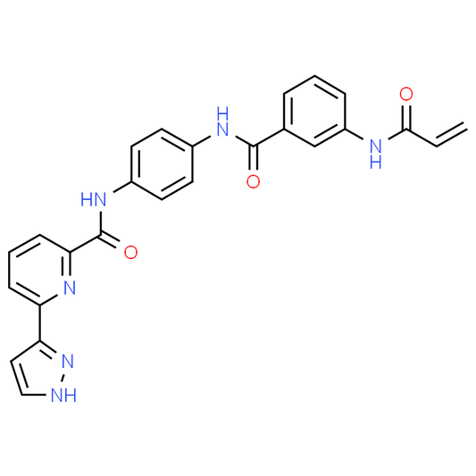 N-(4-(3-Acrylamidobenzamido)phenyl)-6-(1H-pyrazol-3-yl)picolinamide