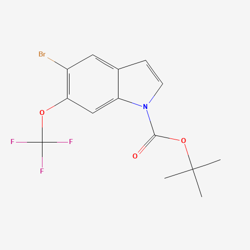 tert-Butyl 5-bromo-6-(trifluoromethoxy)-1H-indole-1-carboxylate