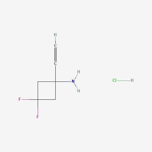 1-Ethynyl-3,3-difluorocyclobutan-1-amine hydrochloride