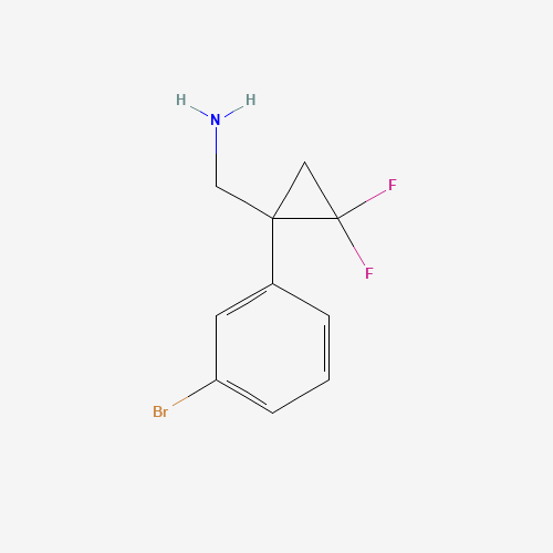 (1-(3-Bromophenyl)-2,2-difluorocyclopropyl)methanamine