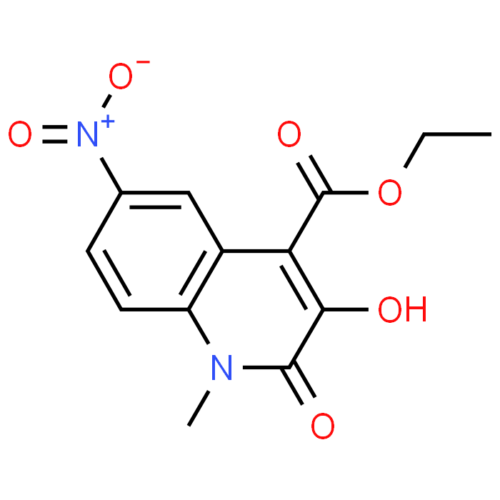 Ethyl 3-hydroxy-1-methyl-6-nitro-2-oxo-1,2-dihydroquinoline-4-carboxylate