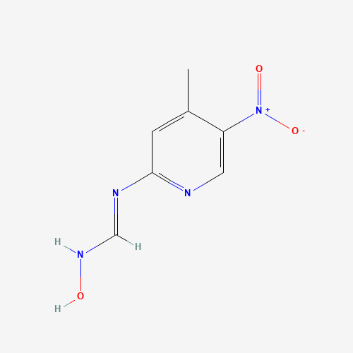 (E)-N'-Hydroxy-N-(4-methyl-5-nitropyridin-2-yl)formimidamide