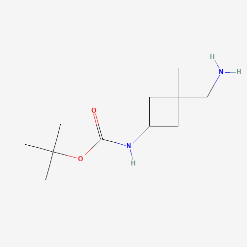 tert-Butyl (cis-3-(aminomethyl)-3-methylcyclobutyl)carbamate