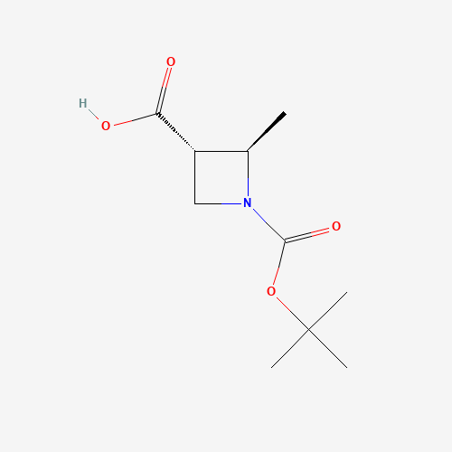 (2R,3S)-1-(tert-Butoxycarbonyl)-2-methylazetidine-3-carboxylic acid