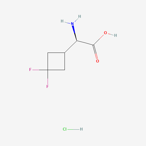 (R)-2-Amino-2-(3,3-difluorocyclobutyl)acetic acid hydrochloride