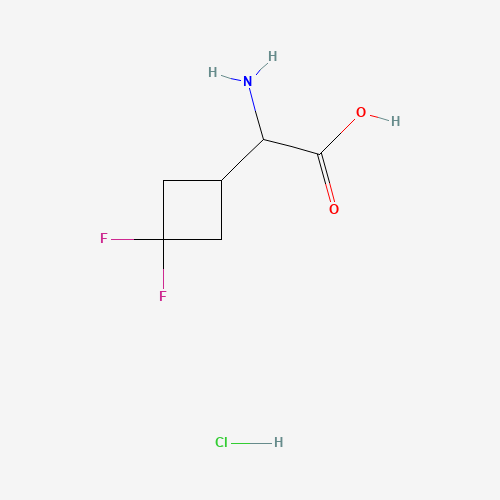 2-Amino-2-(3,3-difluorocyclobutyl)acetic acid hydrochloride