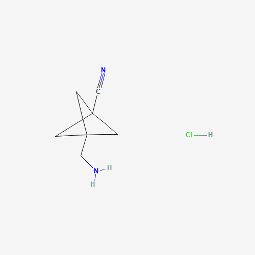 3-(Aminomethyl)bicyclo[1.1.1]pentane-1-carbonitrile hydrochloride