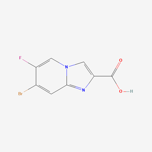 7-Bromo-6-fluoroimidazo[1,2-a]pyridine-2-carboxylic acid