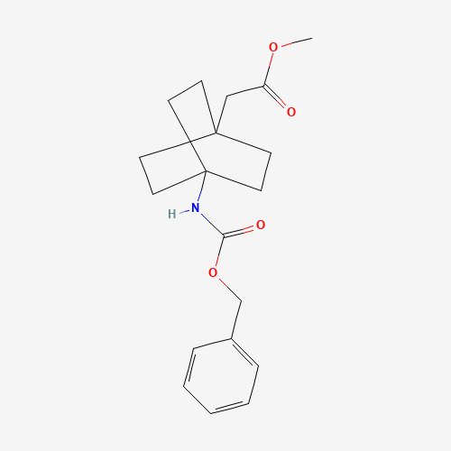 methyl 2-(4-{[(benzyloxy)carbonyl]amino}bicyclo[2.2.2]octan-1-yl)acetate