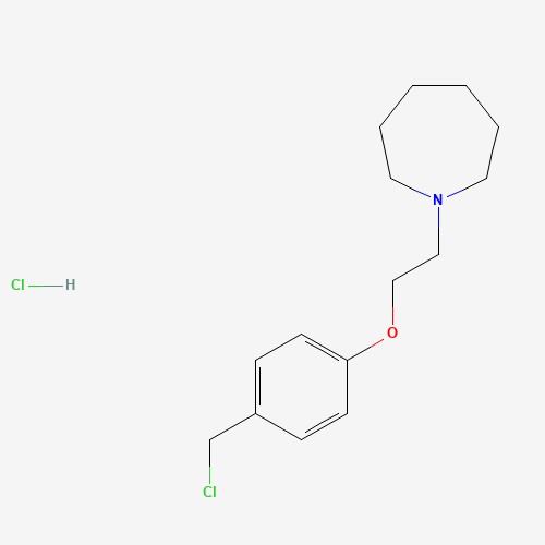 1-(2-(4-(Chloromethyl)phenoxy)ethyl)azepane hydrochloride