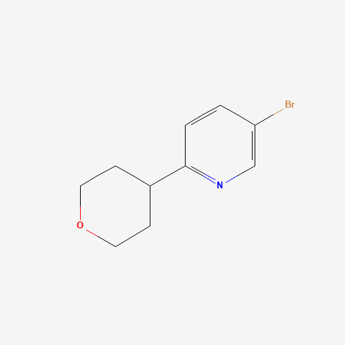 5-Bromo-2-(tetrahydro-2H-pyran-4-yl)pyridine