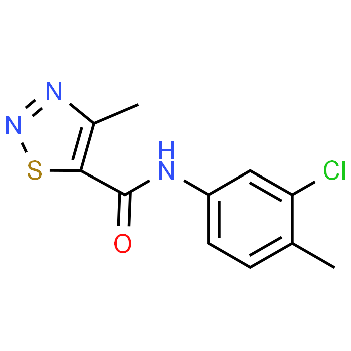 N-(3-Chloro-4-methylphenyl)-4-methyl-1,2,3-thiadiazole-5-carboxamide