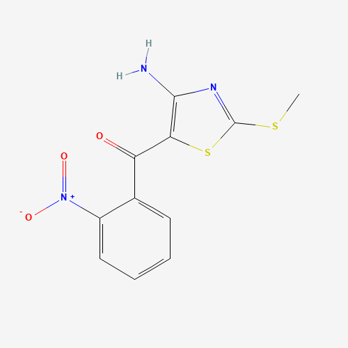 (4-Amino-2-(methylthio)thiazol-5-yl)(2-nitrophenyl)methanone