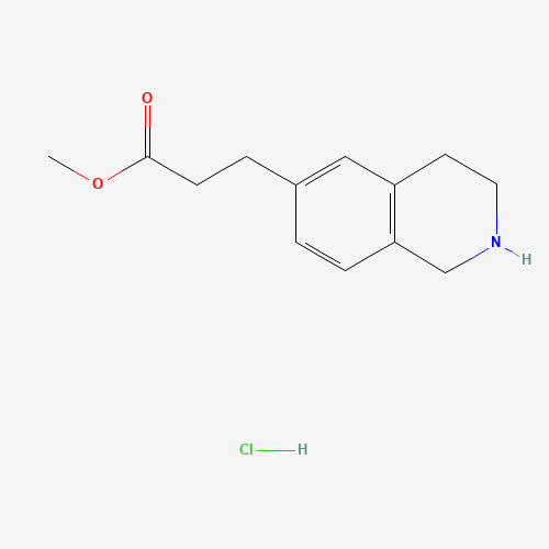 Methyl 3-(1,2,3,4-tetrahydroisoquinolin-6-yl)propanoate hydrochloride