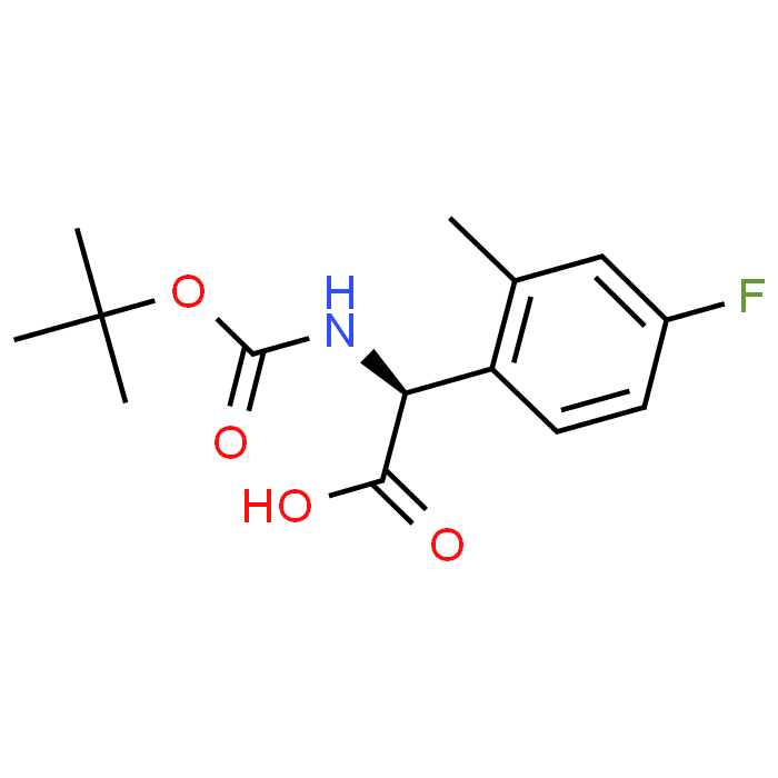 (S)-2-((tert-Butoxycarbonyl)amino)-2-(4-fluoro-2-methylphenyl)acetic acid