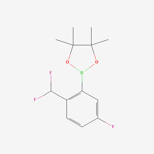 2-(2-(Difluoromethyl)-5-fluorophenyl)-4,4,5,5-tetramethyl-1,3,2-dioxaborolane