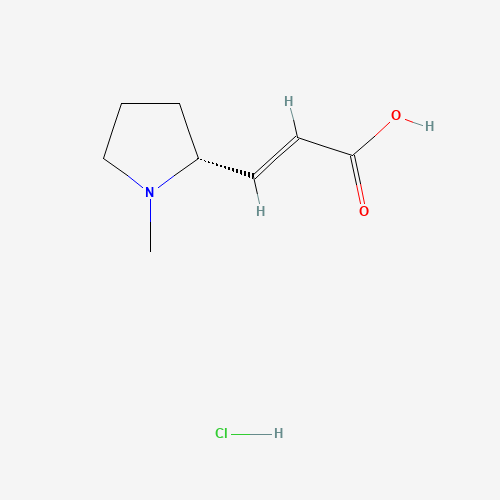 (R,E)-3-(1-Methylpyrrolidin-2-yl)acrylic acid hydrochloride