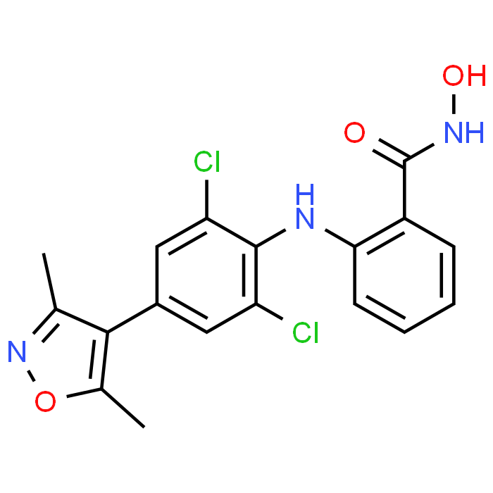 2-((2,6-Dichloro-4-(3,5-dimethylisoxazol-4-yl)phenyl)amino)-N-hydroxybenzamide