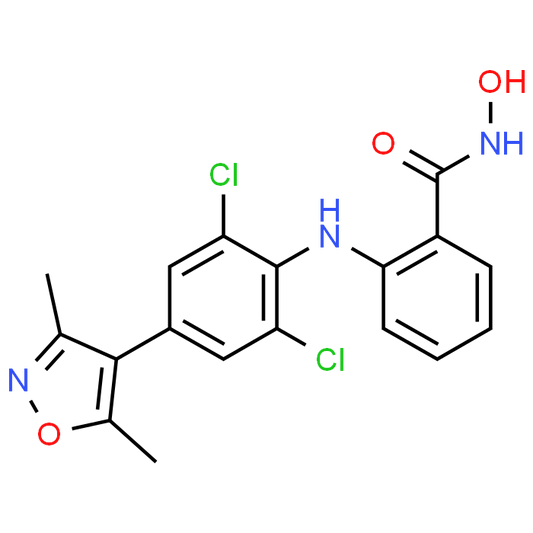 2-((2,6-Dichloro-4-(3,5-dimethylisoxazol-4-yl)phenyl)amino)-N-hydroxybenzamide