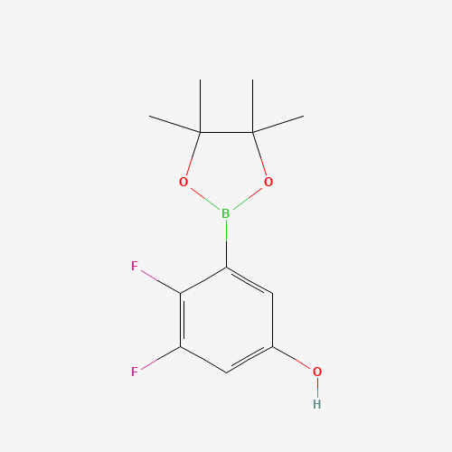 3,4-Difluoro-5-(4,4,5,5-tetramethyl-1,3,2-dioxaborolan-2-yl)phenol