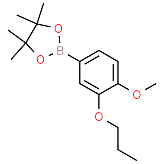 2-(4-Methoxy-3-propoxyphenyl)-4,4,5,5-tetramethyl-1,3,2-dioxaborolane