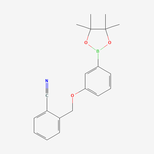 2-((3-(4,4,5,5-Tetramethyl-1,3,2-dioxaborolan-2-yl)phenoxy)methyl)benzonitrile