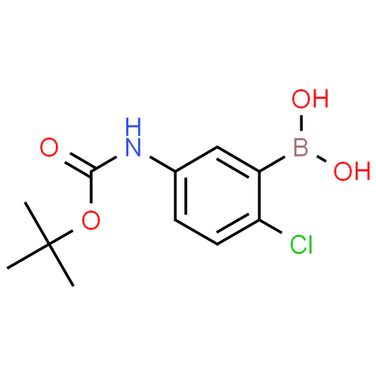 (5-((tert-Butoxycarbonyl)amino)-2-chlorophenyl)boronic acid