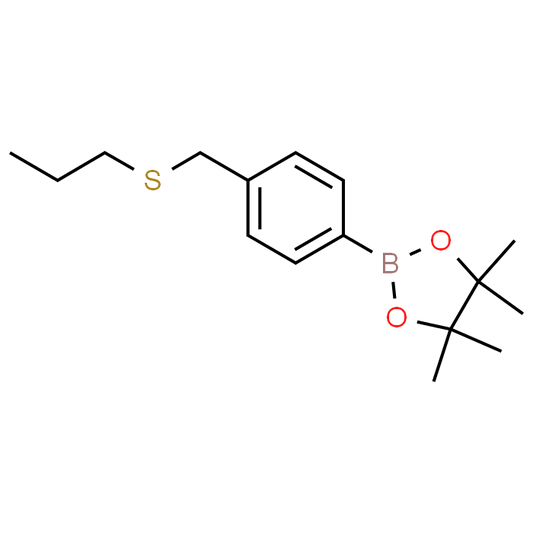 4,4,5,5-Tetramethyl-2-(4-((propylthio)methyl)phenyl)-1,3,2-dioxaborolane