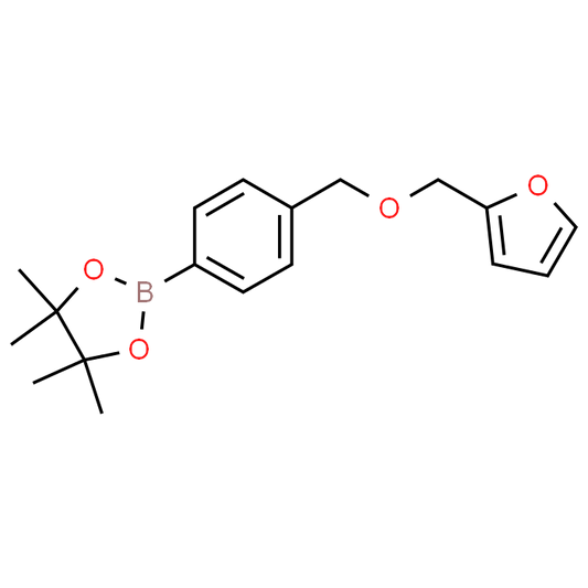 2-(4-((Furan-2-ylmethoxy)methyl)phenyl)-4,4,5,5-tetramethyl-1,3,2-dioxaborolane