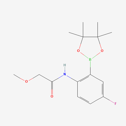N-(4-Fluoro-2-(4,4,5,5-tetramethyl-1,3,2-dioxaborolan-2-yl)phenyl)-2-methoxyacetamide