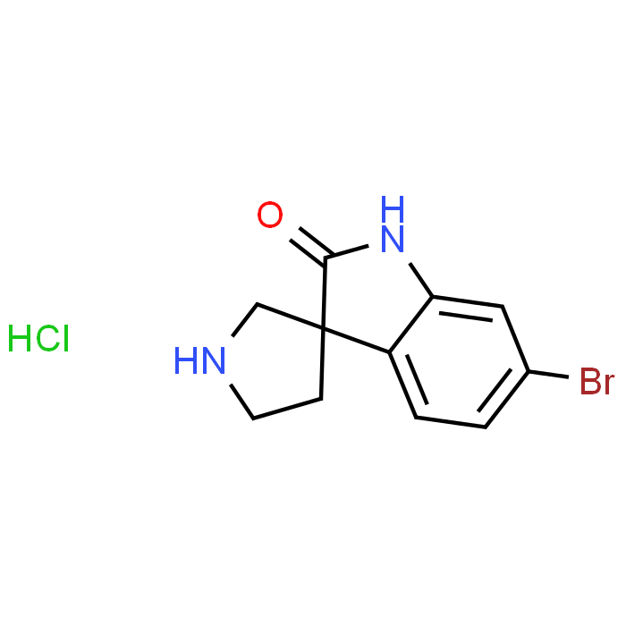 6-Bromospiro[indoline-3,3'-pyrrolidin]-2-one hydrochloride