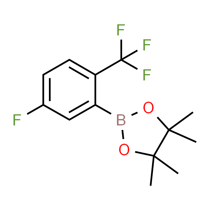 2-(5-Fluoro-2-(trifluoromethyl)phenyl)-4,4,5,5-tetramethyl-1,3,2-dioxaborolane