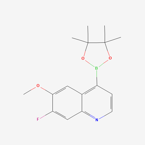 7-Fluoro-6-methoxy-4-(4,4,5,5-tetramethyl-1,3,2-dioxaborolan-2-yl)quinoline