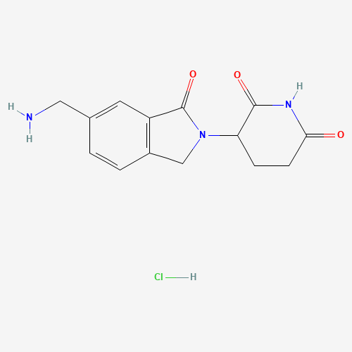 3-(6-(Aminomethyl)-1-oxoisoindolin-2-yl)piperidine-2,6-dione hydrochloride