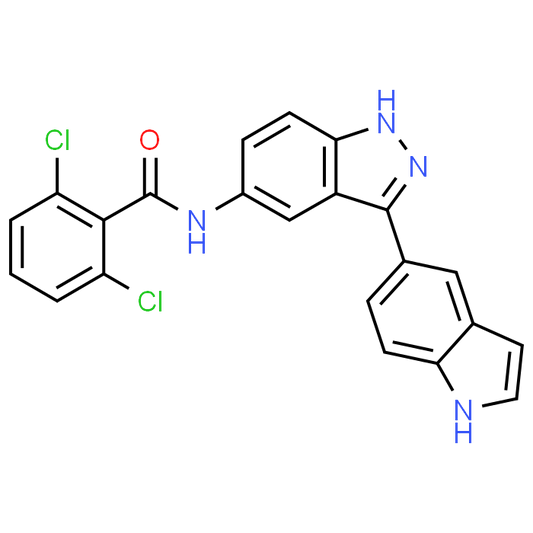 N-(3-(1H-Indol-5-yl)-1H-indazol-5-yl)-2,6-dichlorobenzamide