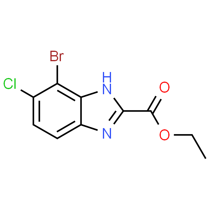 Ethyl 7-bromo-6-chloro-1H-benzo[d]imidazole-2-carboxylate