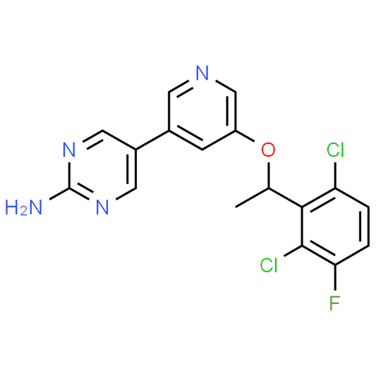 (R)-5-(5-(1-(2,6-Dichloro-3-fluorophenyl)ethoxy)pyridin-3-yl)pyrimidin-2-amine