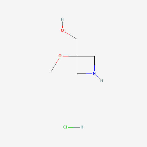 (3-Methoxyazetidin-3-yl)methanol;hydrochloride
