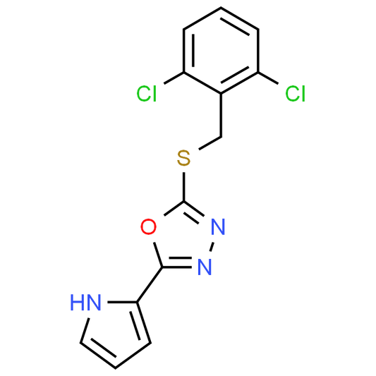 2-((2,6-Dichlorobenzyl)thio)-5-(1H-pyrrol-2-yl)-1,3,4-oxadiazole