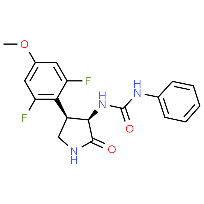 1-((3S,4R)-4-(2,6-Difluoro-4-methoxyphenyl)-2-oxopyrrolidin-3-yl)-3-phenylurea