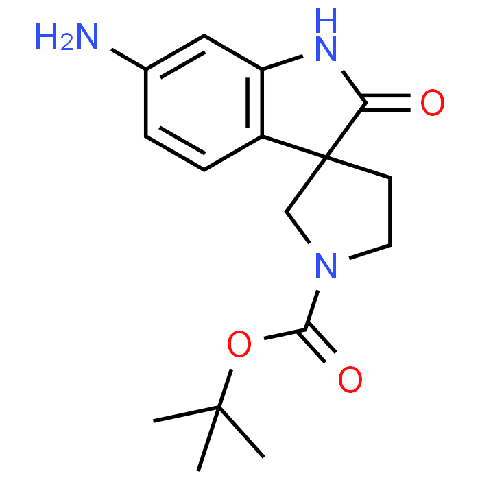 tert-Butyl 6-amino-2-oxospiro[indoline-3,3'-pyrrolidine]-1'-carboxylate